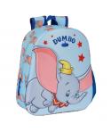 Safta Dumbo Mochila 3D - Asa de Mano - Portabotellas Lateral - 27x33x10cm - Color Azul Claro