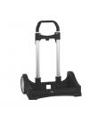 Safta Evolution Carro Portamochilas- Sujecion Universal - Ruedas de 14cm Antivibracion - Aluminio/PP - 40x85x28cm - Color Negro