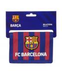 Safta F.C. Barcelona Monedero - Cierre de Velcro - Bolsillo con Cremallera para Monedas - 12.5x9.5x1cm - Color Rojo y Azul