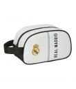 Safta Real Madrid 1ª Equipacion 24/25 Neceser - 1 Compartimento - Asa de Mano - 26x15x12cm - Color Blanco/Negro