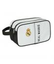 Safta Real Madrid 1ª Equipacion 24/25 Neceser - 2 Compartimentos - Asa de Mano - 26x15x12.5cm - Color Blanco/Negro