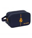 Safta Real Madrid 2ª Equipacion 24/25 Neceser - 2 Compartimentos - Asa de Mano - 26x15x12.5cm - Color Azul Marino