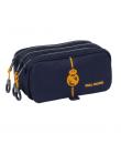Safta Real Madrid 2ª Equipacion 24/25 Estuche Portatodo - 3 Compartimentos - 21.5x10x8cm - Color Azul Marino