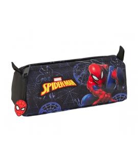 Safta Spider-Man Attack Estuche Portatodo - 1 Compartimento - 21x8x7cm - Color Negro