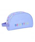 Safta Benetton Neceser - 1 Compartimento - Asa de Mano - 28x18x10cm - Color Lila