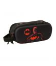 Safta Batman Estuche Portatodo 3D - 2 Compartimentos - Asa de Mano - 21x8x6cm - Color Negro