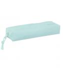 Safta Estuche Portatodo de 22cm - 1 Compartimento - Rectangular - Goma Elastica Trasera - 22x4x7cm - Color Azul Claro