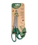 Faibo Tijeras de Oficina 21cm - Acero Inoxidable - Empuñadura Ergonomica - Punta Roma - Color Verde Oscuro