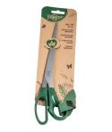 Faibo Tijeras de Oficina 25cm - Acero Inoxidable - Empuñadura Ergonomica - Punta Roma - Color Verde Oscuro