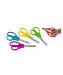 Faibo Tijeras Escolares Confort 13.5cm - Punta Redonda - Acero Inoxidable - Empuñadura de Plastico - Colores Surtidos