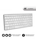 Subblim Teclado Ultrafino Advance Compact - Acabado de Aluminio - Diseño Ultrafino 7mm - Bluetooth 3.0 - Autonomia 30 dias - Col