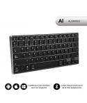 Subblim Teclado Ultrafino Advance Compact - Acabado de Aluminio - Diseño Ultrafino 7mm - Bluetooth 3.0 - Autonomia 30 dias - Col