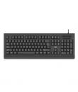 Ewent EW3286 Teclado USB con Lector Inteligente de Tipo PC/SC 2.0 como DNIe o Tarjeta Sanitaria Española - Idioma Español - Colo
