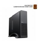 CoolBox T313 Slim Caja Torre Micro ATX, Mini ITX - Tamaño HDD 2.5", 3.5" - USB 3.0, USB-C - Fuente de Alimentacion 500W - Color 