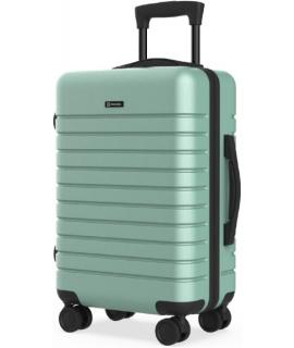 Numada Upfly T20 Maleta de Cabina Rígida 20” (55x35,5x22 cm) con Cierre TSA, USB y Ruedas Dobles 360º, Color Verde