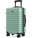 Numada Upfly T20 Maleta de Cabina Rígida 20” (55x35,5x22 cm) con Cierre TSA, USB y Ruedas Dobles 360º, Color Verde