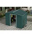 Sungarden Caseta de Metal - Puerta Corredera - 4,5M2 - Color Verde