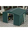 Sungarden Caseta de Metal - Puerta Corredera - 9.14M2 - Color Verde
