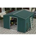 Sungarden Caseta de Metal - Puerta Corredera - 9.14M2 - Color Verde