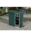 Sungarden Caseta de Metal - Puerta Corredera - 1.37M2 - Color Verde