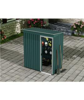 Sungarden Caseta de Metal - Puerta Corredera - 1.37M2 - Color Verde