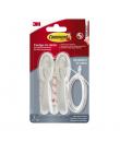 Command Organizador de Cables - Fijacion en Superficie - Color Blanco