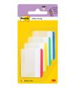 Post-It Index Dispensador con 24 Marcadores Reposicionables - Forma Rectangular - Colores Surtidos