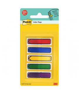 Post-It Index Dispensador con 100 Marcadores de Indice Reposicionables - Forma Rectangular - Colores Surtidos