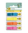 Post-It Index Pack de 4 Dispensadores con 35 Marcadores de Indice Reposicionables - Forma Rectangular - Colores Surtidos