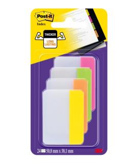 Post-It Index Dispensador con 66 Marcadores Reposicionables - Forma Rectangular - Colores Surtidos