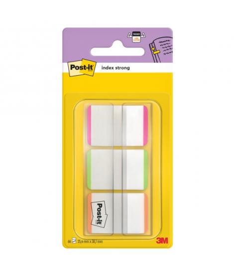 Post-It Index Dispensador con 66 Marcadores Reposicionables - Forma Rectangular - Colores Surtidos