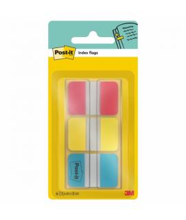 Post-It Index Dispensador con 66 Marcadores Reposicionables - Forma Rectangular - Colores Surtidos