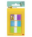 Post-It Index Dispensador con 60 Marcadores de Indice Reposicionables - Forma Rectangular - Colores Surtidos