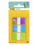 Post-It Index Dispensador con 60 Marcadores de Indice Reposicionables - Forma Rectangular - Colores Surtidos