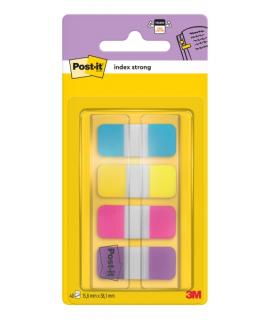 Post-It Index Dispensador con 40 Marcadores Reposicionables - Forma Rectangular - Colores Surtidos