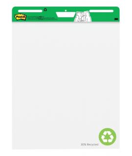 Post-It Super Sticky Pack de 2 Blocs de Reuniones - 30 Hojas por Bloc - Forma Rectangular - 635x762mm - Color Blanco