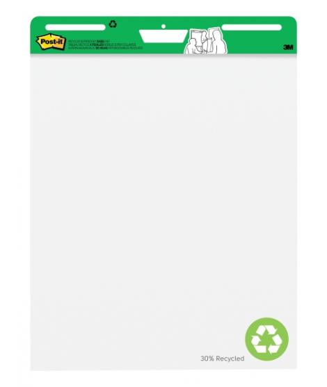 Post-It Super Sticky Pack de 2 Blocs de Reuniones - 30 Hojas por Bloc - Forma Rectangular - 635x762mm - Color Blanco