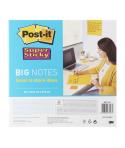 Post-It Super Sticky Bloc de 30 Notas Adhesivas Reposicionables - Forma Cuadrada - 279x279mm - Color Amarillo Claro