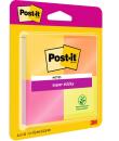 Post-It Super Sticky Pack de 4 Blocs de 45 Notas Adhesivas Reposicionables - 47.6x47.6mm - 100% PEFC - Colores Surtidos