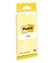 Post-It Pack de 3 Blocs de 100 Notas Adhesivas Reposicionables - 38x51mm - 100% PEFC - Color Amarillo Claro