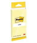Post-It Pack de 3 Blocs de 100 Notas Adhesivas Reposicionables - 38x51mm - 100% PEFC - Color Amarillo Claro