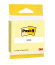 Post-It Bloc de 100 Notas Adhesivas Reposicionables - Forma Cuadrada - 76x76mm - Color Amarillo Claro