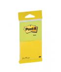 Post-It Pack de 2 Blocs de 75 Notas Adhesivas Reposicionables - Forma Rectangular - 635x762mm - Colores Surtidos