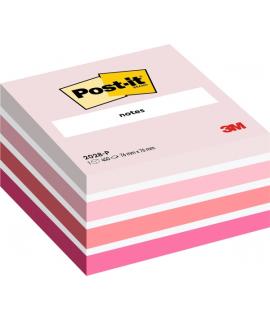 Post-It Cubo de 450 Notas Adhesivas Reposicionables - Forma Cuadrada - 76x76mm - Colores Surtidos