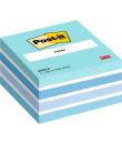 Post-It Cubo de 450 Notas Adhesivas Reposicionables - Forma Cuadrada - 76x76mm - Colores Surtidos