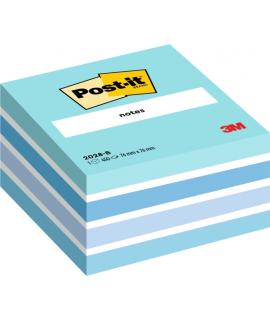 Post-It Cubo de 450 Notas Adhesivas Reposicionables - Forma Cuadrada - 76x76mm - Colores Surtidos