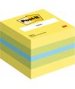 Post-It Cubo de 400 Notas Adhesivas Reposicionables - Forma Cuadrada - 51x51mm - Colores Surtidos