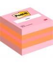 Post-It Cubo de 400 Notas Adhesivas Reposicionables - Forma Cuadrada - 51x51mm - Colores Surtidos