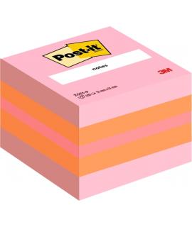 Post-It Cubo de 400 Notas Adhesivas Reposicionables - Forma Cuadrada - 51x51mm - Colores Surtidos