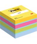Post-It Cubo de 400 Notas Adhesivas Reposicionables - Forma Cuadrada - 51x51mm - Colores Surtidos